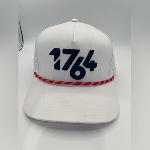 White and Blue 1764 Men's Cap